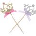 Personalised Cake Toppers Cake Decorations 10pcs/lot Birthday Cake Decorations for Girl Party Cupcake Decoration Supplies Princess Crown Cake Toppers (Color : 10pcs as Pic) (Color : 10pcs as Pic) (Co - Buy Online on GoSupps.com
