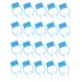 Homsfou 20st nose bubble stop clips nose clip plug nose clamp a tap tool comfortable nasal clips.