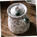 Milisten Seasoning Pot Earthenware Pot Ceramic Soy Sauce Pourer Seasoning Bottle Container with Lid Liquid Dispenser Syrup Container Lidded Sauce Bottle Ceramics Vintage Condiment Jar - Buy Online on GoSupps.com