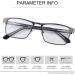 MIRYEA Photochromic Nearsighted Glasses - Retro UV400 Transition Sunglasses for Men & Women - Lightweight Black Full Frame Myopia Eyewear - Anti-Glare -1.25x - Buy Online on GoSupps.com
