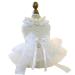 Bt Bear Small dog dress puppy skirt loop princess dress tutu rock wedding top dress for cats small dogs girls apricot size s small apricot