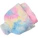 Tebi Foot Warmers | Heated Hot Water Bottle for Pain Relief | Plush Anti-Slip Cover | Winter Heat & Relaxation in Rainbow Colors - Buy Online on GoSupps.com