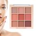 Palette de fards paupi res - Fard paupi res - Palette de maquillage pour femme - Palette de maquillage pour femme - Palette de 9 fards paupi res - Palette de fards paupi res - Contour durable 7184-03# Plaque dor e bris e au pamplemousse