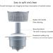 3 In 1 Sink Strainer With Upgraded Stopper Easy Filtration & Fast Draining Versatile Kitchen Sink Plug Simple Installs 3 In 1 Sink Filter - Buy Online on GoSupps.com