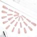 24Pcs Pink Gradient Rhinestone Coffin Press-On Nails - Long Ballerina False Nails for Women and Girls - Buy Online on GoSupps.com