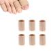 Toe Cushion Tubes Set of 6 Soft Gel Protectors for Corns Blisters Calluses - Pain Relief-S