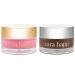 sara happ Sweet Clay Mask + Vanilla Bean Sugar Scrub Lip Duo Exfoliating and Moisturizing Lip Treatments for Dry and Flaky Lips Vegan (0.47 ounce and 0.5 ounce jars)
