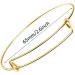 UPINS 60Pcs Expandable Bangle Bracelets - DIY Adjustable Wire Bracelets for Women - Silver & Gold - Buy Online on GoSupps.com