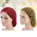 Minkissy 2Pcs Sleeping Hair Nets - Crochet Long Hair Snood Turban for Women & Girls | Red & Yellow - Shop Internationally! - Buy Online on GoSupps.com