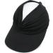 Muryobao Women's Sun Visor Hat | Wide Brim UPF 50+ UV Protection Beach Cap - Black - Buy Online on GoSupps.com