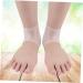 FRCOLOR 3 Pairs Silica Protective Sleeve Cushion Sleeves Pedicure Heel Crack Heel Soreness Relief Shoe Inserts Nonporous Men and Women White - Buy Online on GoSupps.com