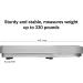 Thinner Extra-Large Dial Analog Bathroom Scale - Measures Weight Up to 330 Lbs - Silver - Buy Online on GoSupps.com