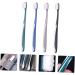 Minkissy Soft Toothbrush Set - 4 PCS Adult Travel Toothbrushes & Hotel Accessories - Gentle Fur Toothbrush for Daily Care & Prosthesis Cleaning - Ideal for Expecting Mothers - Buy Online on GoSupps.com