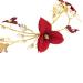 Red Butterfly Headband with Pearl Gold Bridal Tiara | Rhinestone Hair Garland Wreath for Weddings & Parties - International Shipping - Buy Online on GoSupps.com