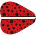 Ladybug Pattern Microfiber Hair Towel | Ultra-Soft Super Absorbent Wrap for Long Curly & Thick Hair - Quick Dry Coral Velvet - Buy Online on GoSupps.com