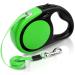 Taglory dog leash roller leash for small and medium-sized dogs up to 20kg dog leash extendable with anti-slip pull-out line with a safe brake system green-retractable dog leash 5m medium green