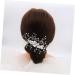 FRCOLOR Wedding headpieces for wedding wire side Comb wedding side headpiece side Comb Rhinestone Clip Comb Leaf Crystal Hair Comb Leaf Hair Comb hair crystal clip pearl Crystal - Buy Online on GoSupps.com