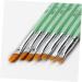 Healeved 1 Set Nail Decoration Wood Nail Art Tools Colored Painting Brush Nails Pinceles Para U as Acrilicas Nail Dip Kits Gel Nail Applicator Nail Dotting Pen Acrylic Nail Brush Bamboo - Buy Online on GoSupps.com