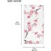 Pfrewn Cherry Blossoms Hand Towel 16x30 | Watercolor Pink Sakura Branch Bathroom Towel - Buy Online on GoSupps.com