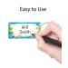 Child ID Bag Tags - Pack of 6, Blue Ocean - Write-On Kids Name Tags for Backpack, Lunchbox, Diaper Bag - Ideal for Preschool & Daycare - Buy Online on GoSupps.com
