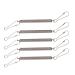 5 Pcs Water Bottle Spring Clip Spring with 2 Clips Stainless Steel 3.1 Inch Spring Fastening Water Drinking Bottle For Small Animal Hamster Guinea Pigs