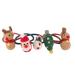 Minkissy Christmas Hair Ties - 5pcs Elastic Hair Ropes for Girls & Toddlers - Santa Claus Christmas Tree & Reindeer Ponytail Holders - Buy Online on GoSupps.com