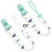 Buy Cartoon Print Clip Chain Baby Teether | Nipple Leash Strap | Teething Toy Holder - White Panda - Buy Online on GoSupps.com
