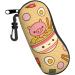OPSREY grass Pot Leaf printed Glasses Case Portable Zip Storage Case Neutral Sunglasses Soft Case Delicious Sweet Ramen One Size - Buy Online on GoSupps.com