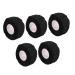 NOLITOY 5pcs Keychain Whistle Athletic Tape Lipstick Shape Pen Medical Tape First Aid Tape True False Paddles Elasticity Protective Gear Black 2.5X9.1CM