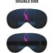 Adjustable Pink Ribbon Awareness Sleep Mask | Soft Double-Sided Eye Covers for Better Sleep | Reduce Eye Edema & Enhance Comfort - Buy Online on GoSupps.com
