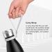 Koodee 9oz Small Stainless Steel Vacuum Insulated Water Bottle for Kids - Matte Black | Leak Proof & Double Wall Insulation - Buy Online on GoSupps.com
