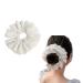 Dinghaole White Lace Scrunchies for Women - Large Hair Bands Soft Ties - Ponytail Holders for Thick Hair - Lolita Accessories for Girls - Bulk Scrunchie(white)