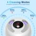 SHINER Nettoyeur Ultrasons 45000Hz Bac a Ultrasons avec 4 UV Lampe et 4 Modes 200ML Ultrasonic Cleaner Dental Pod pour Proth ses Dentaires Goutti re Dentaire Retainer Bijoux (Blanc) - Buy Online on GoSupps.com