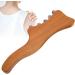 Schaffen Wooden Gua Sha Massage Stick with 5 Amethyst Points - Relieve Tiredness & Shape Your Body - Buy Online on GoSupps.com