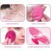 Androxeda Silicone Face Cleaning Brush Set - 2 Soft Scrubbers for Pore & Blackhead Removal | Unique Makeup Tool for Girls (Green + Rose Red) - Buy Online on GoSupps.com
