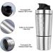 Tasse en acier inoxydable tasse bascule tasse d'ext rieur double couche d tachable tasse de sport tasse de bouteille d'eau outil de cuisine tasse de mixeur(Silver) - Buy Online on GoSupps.com