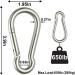 Rtudan 4 Stainless Steel Spring Snap Hook Carabiner - Heavy Duty Clip (4 Pack) - Buy Online on GoSupps.com