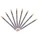 DOITOOL 8pcs Pencil Eyebrow Professional Makeup Pencils with Women -in- Tool Sharpener A Girls Built-in in 1 count (Pack of 1) Black