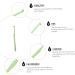 INOOMP 2 Pcs Pet Single Head Toothbrush Cat Toothbrush Cat Toothpaste Cleaning Kits Puppy Manual Fine Fiber 1 count (Pack of 1) Random Colorx2pcs - Buy Online on GoSupps.com