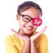 Eye Patch- Butterfly Eyeglass Eye Patch for Children by Patch Pals (Left Eye Coverage)