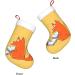 YYHHAOFA Sunflower Seeds and Foxes Christmas Decorative Stockings : Soft Light and Tactile Suitable for Christmas Halloween - Buy Online on GoSupps.com