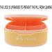 Portable Pill Organizer - Small Pill Case for Purse & Pocket | Daily 4x Pill Box for Vitamins & Supplements (3 PCS - Buy Online on GoSupps.com