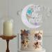 Auteby Two The Moon Cake Topper - Baby Shower 2nd Birthday Party Decorations Supplies (Silver) - Buy Online on GoSupps.com