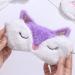 Shinywear Purple Fox Rabbit Sleeping Eye Mask - Super Soft Plush Blindfold for Kids and Adults - Buy Online on GoSupps.com