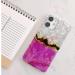 ARSTVEC Glitter iPhone 12/12 Pro Case - Pink Golden Marble TPU Cover for Women | Slim & Elegant Protective Phone Case - Buy Online on GoSupps.com