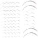 MAGICLULU 5 Boxes Glitter False Eyelashes Kit Para Pesta as Glitter Spike Lashes Eye Lashes Glitter Colored Lash Extensions Makeup Lashes Women s Curly High-grade Fiber Makeup Set - Buy Online on GoSupps.com