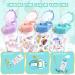 Flintronic 500ml Children's Drinking Bottle - BPA-Free Leak-Proof With Straw | Sports Water Bottle for Kids - Cyan Sea Stings - Buy Online on GoSupps.com