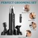 Nose Hair Trimmer - Professional Painless Ear & Nose Hair Trimmer for Men & Women | Waterproof Dual Edge Blades 3-in-1 Facial & Eyebrow Trimmer - Buy Online on GoSupps.com