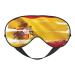 Spain Flag Eye mask Soft Elastic and Adjustable Nighttime Comfort Sleeping mask Suitable for Both Men and Women