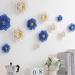 ORFOFE Wall Flower Sculpture 1Pc peony flower wall decoration home decoration Ceramic wall art Ceramic Flower Flower Wall White 7x7cm - Buy Online on GoSupps.com